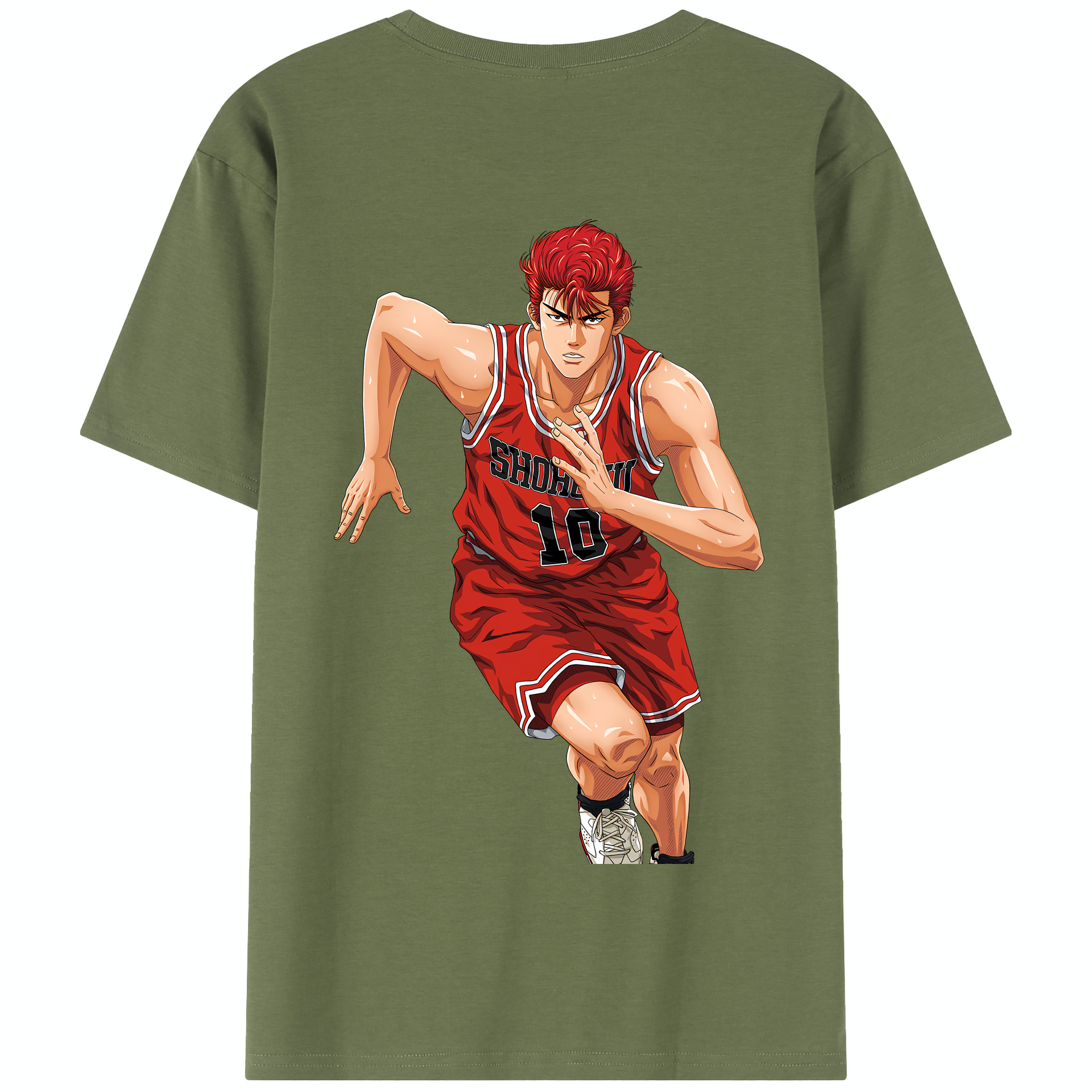 SLAM DUNK／スラムダンク 綿100％半袖Tシャツ（背面プリント）